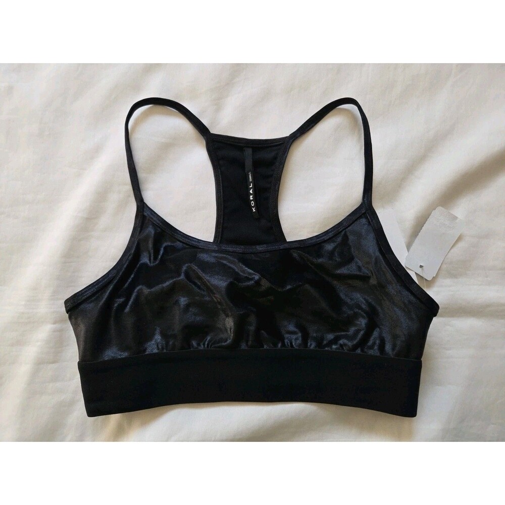 NWT Koral | Size Small | Sweeper Sports Bra in Black Camo - Picture 8 of 16